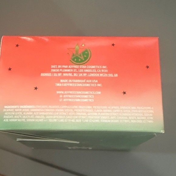 Jeffree Star Skincare Watermelon Balm in Red and Green - Picture 3 of 5
